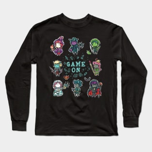 Game on Fantasy RPG Characters Long Sleeve T-Shirt